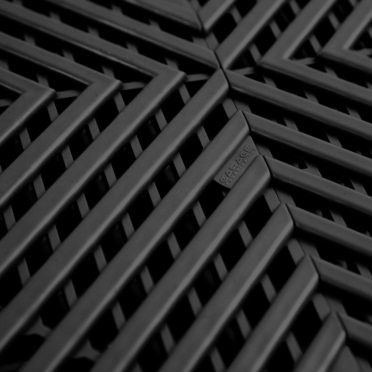 IncStores FlooringInc's Nitro 12"x12" Snap-Together Garage Flooring Tiles, Non-Slip Interlocking Plastic Floor Mat, Garage Organization & Storage, Vented, Midnight Black, 52 Tiles, 52 Sq/Ft IncStores