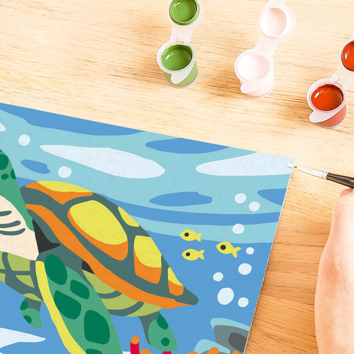 Ravensburger Creart Sea Turtle Paint by Numbers Kit for Children Ravensburger
