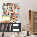 Record Player Stand with Vinyl Storage Holds Up to 300lb, Large Record Player Table Cabinet for Album Storage with Holder Vinyl Display Shelf, Wood Turntable Stand for Bedroom Living Room (Black) LKKRO