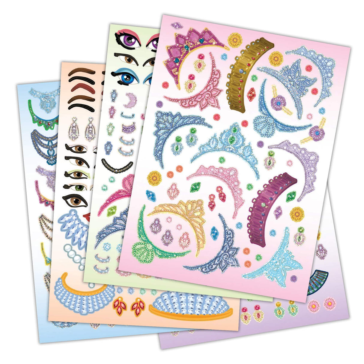 Bendon Create-A-Face Sticker Pad (Princess) Bendon