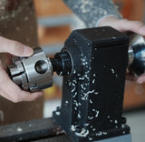 BMWOOD CK-G2.75 2.75" 4 Jaw Key Self-Centering Chuck, Thread 1"X8TPI, with Dovetail Jaws, Wood Screw, Two Nylon Washers, T Handle Allen Key for Woodturning Lathe. BMWOOD