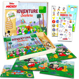 Mickey Mouse Wooden Puzzle 5 Pack - Mickey Mouse Wood Puzzles Bundle with Holding Tray with Mickey Stickers and More | Mickey Mouse Jigsaw Puzzles for Kids Disney