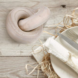 Yalikop 2-Link Wood Chain Link Decor Coffee Table Wood Knot Decor Hand Carved Modern Farmhouse Ornament Boho Rustic Natural Chain Decor for Home Living Room Bedroom Shelf Decor(Wood) Yalikop