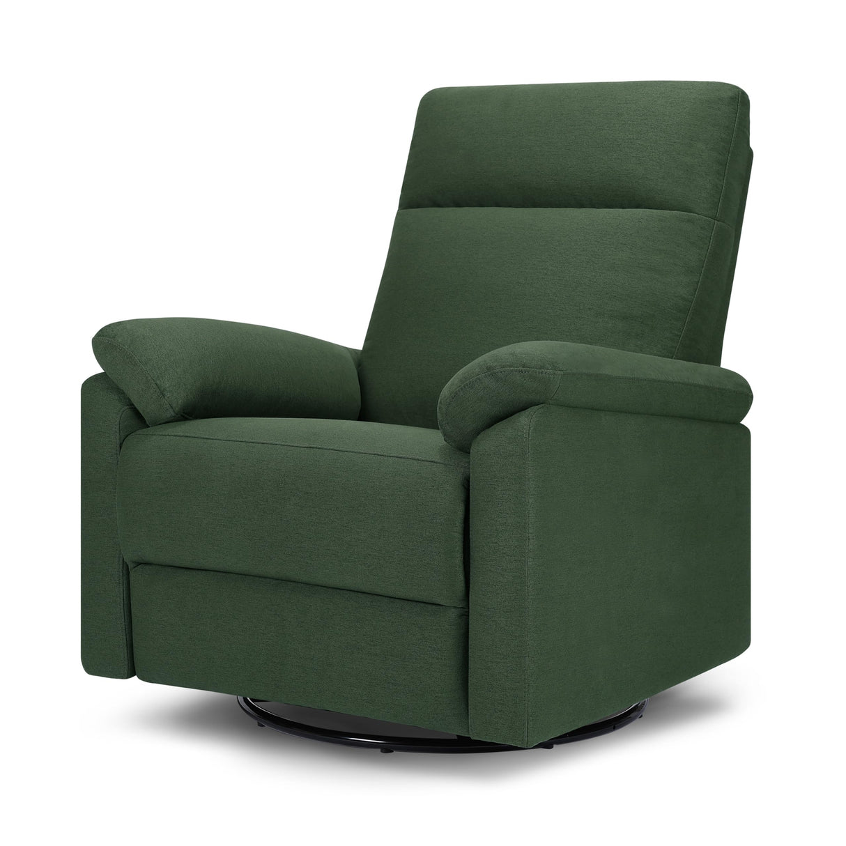 DaVinci Suzy Power Recliner - Swivel Nursery Glider w/USB Port Electric Recliner Chairs for Adults - GREENGUARD Gold Certified - 270° Reclining Rocking Chair for Nursery & Living Room - Pine Green DaVinci