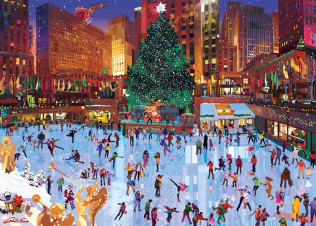Ravensburger Rockefeller Center Joy 1000 Piece Jigsaw Holiday Puzzle for Adults - 12000420 - Handcrafted Tooling, Made in Germany, Every Piece Fits Together Perfectly Ravensburger