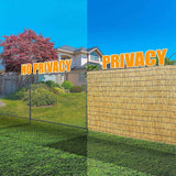 ZMNXAS Natural Reed Fencing Rolls,Privacy Fence Screen,Balcony Reed Fence Bamboo Screen Fencing for Outdoor Backyard Patio,Balcony Fencing Covering(61x244cm(2x8ft)) ZMNXAS