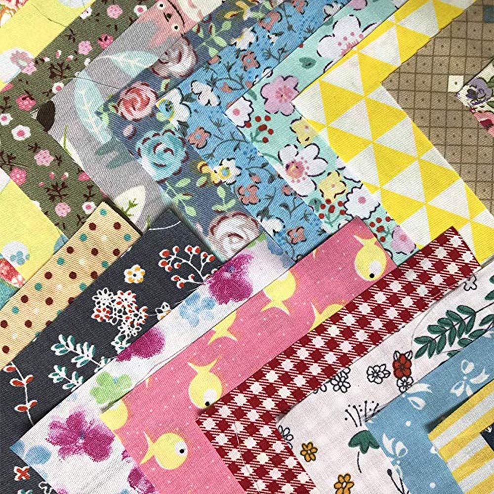 150Pcs 4" x 4" (10cm x 10cm) Cotton Craft Fabric Bundle Squares,Squares Sheets Patchwork,Pre-Cut Quilt Squares,DIY Sewing Quarters Bundle,Quilting Fabric Bundles OJYUDD