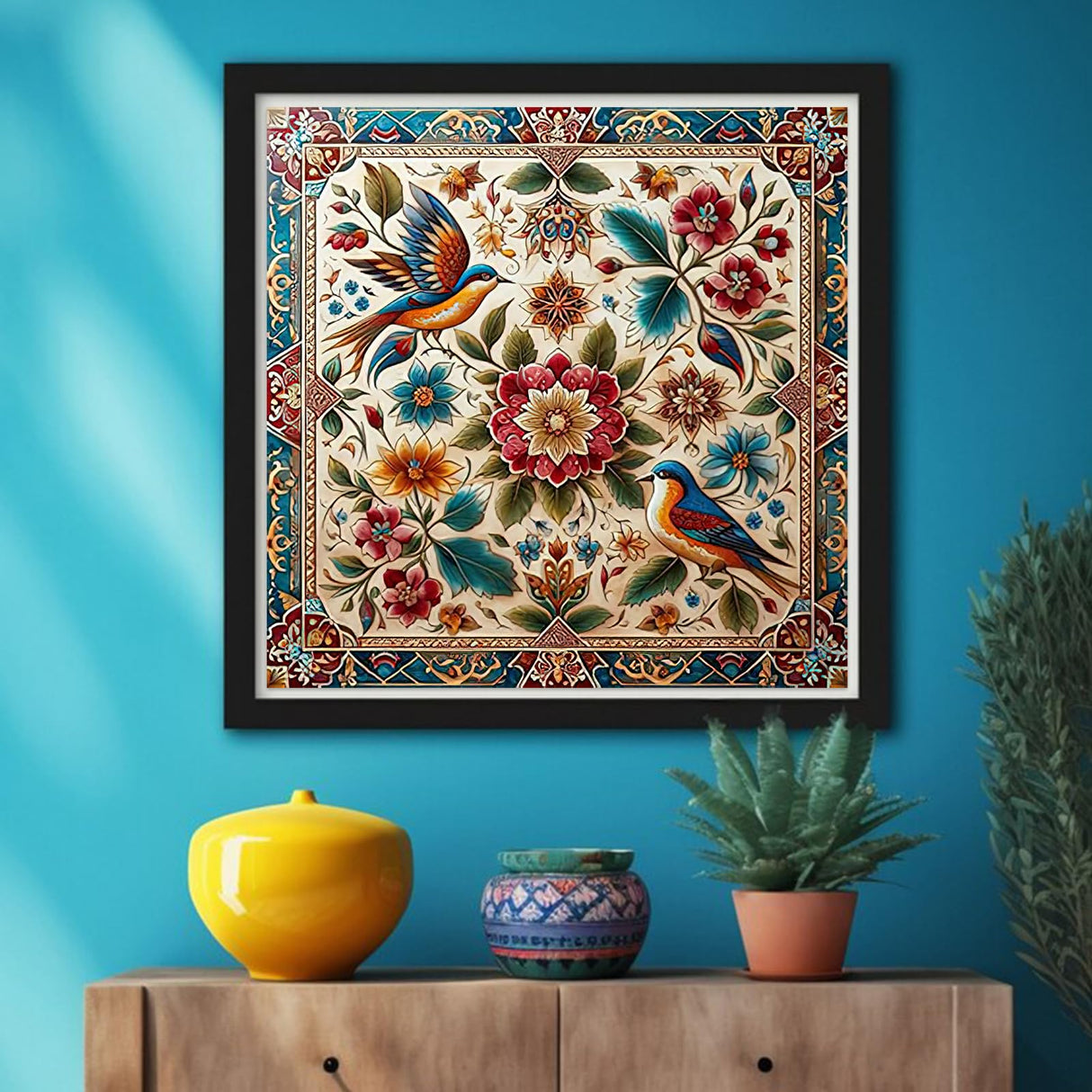 Auremi Diamond Art Painting Kits for Adults, 5D Mandala Diamond Painting Kits for Adults Beginners DIY Full Drill Flower Diamond Dots Crystal Craft Kits for Home Wall Decor Gifts 12x12 inch Auremi