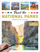 Paint the National Parks: A Watercolor Journey - Includes traceable templates and video tutorials WoodArtSupply