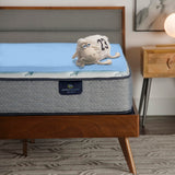 Serta Comfort Cool Memory Foam Mattress Topper, 1.5 Inch, Twin XL Serta