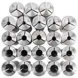 BTSHUB 23pc 1/16-3/4 inches Precision R8 Collets Set Mill Chuck Holder Hardened T.I.R. 0.0006" Lathe BTSHUB