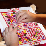 Adjustable Embroidery Table Stand,Cross Stitch Hoop Stand,Wood Embroidery Holder,Cross Stitch Frame for Lap or Table Top Cross Stitch or Tapestry Needlepoint Embroidery,2 Sizes Rod ( 11.8" and15.75) YEXEXINM