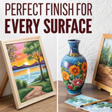 CrafTreat Gloss Varnish - Clear Acrylic Varnish for Oil Painting, Canvas, Wood - 120 ml CrafTreat