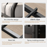 soges Metal Bunk Bed Twin Over Full Size with Ladder & Guardrail, Metal Bed Frame for Teens Adults, Heavy Duty Sturdy Bunk Beds, Black soges