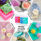 JDiction Silicone Mold Making Kit, 160OZ Super Elastic Liquid Silicone for Mold Making with Pigment Paste, Fast Cure Flex Silicone Rubber for Casting Resin Molds and Detail Molds(10A) JDiction