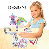Barbie Tie-Dye Fashion Designer Kit – DIY Design Set for Girls with Dresses, Markers, Stickers & Tools – Create Real Barbie Outfits, Craft Activity for Kids Ages 6+ Tara Toys