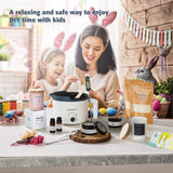 Ksedcon Candle Melting Pot, Electric Wax Melter for Candle Making with Pouring Spout, Non-Stick Small Candle Making Pouring Pot Ksedcon