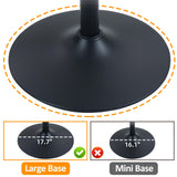 Finnhomy 23.6inches Round Cocktail Bar Table with Metal Base, Tall Bistro Pub Table, Adjustable 27.9''-35.4'' Counter Bar Height for Kitchen, Living Room, Easy Assembly, Rustic Brown Finnhomy