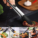 Silicone Flexible Turner Spatula Set, 5-Piece Heat Resistant Flexible Rubber Spatulas,Silicone Cooking Utensil Set,Non Stick Rubber Kitchen Utensils for Cooking Fish, Steak,Eggs, Pancakes CGSGDK