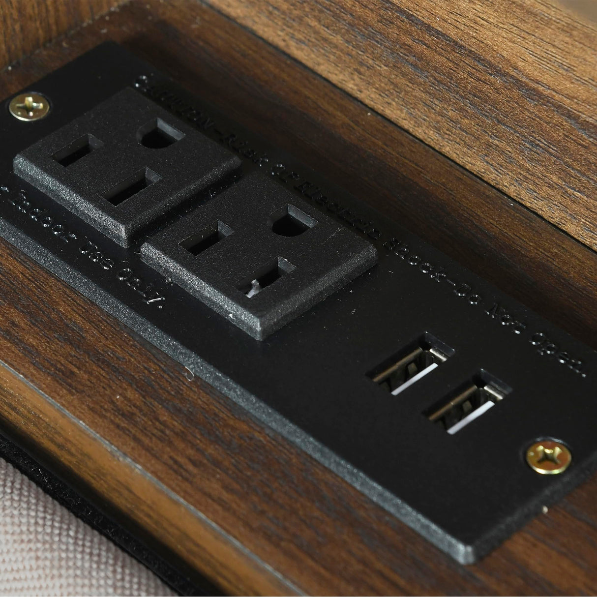 Merax Queen Bed Frame with Trundle Pull Out, Wood Bed Frame Queen Size with Storage Drawers and Headboard, Linen Upholstered Queen Bed with a Set of Sockets & USB Ports, Gray Merax