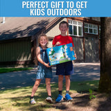 Ninja Warrior Obstacle Course for Kids – 2 x 60 ft, 880 lbs Capacity, 13 Weatherproof Obstacles, Bottom Line, Traverse Rings, Monkey Net – Easy Setup on Trees or Posts for Outdoor Fun Hyponix Sporting