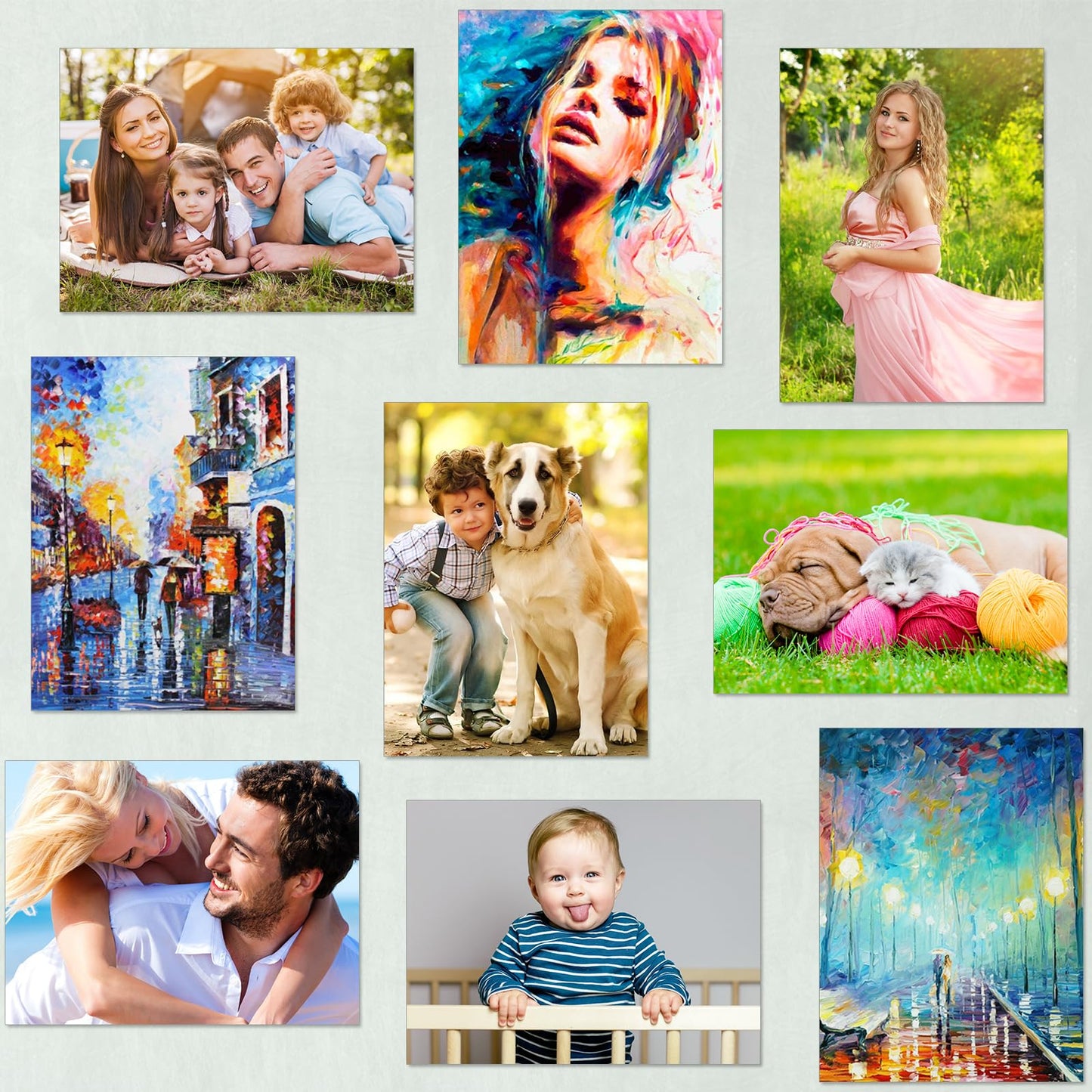 ArtCute 12 Pcs Sublimation Metal Photo Blanks Signs - 8''x12'' Aluminum Metal Signs Blank 0.45mm Thick Photo Sign Blank Poster Wall Photo Frame Metal Blanks Indoor Outdoor