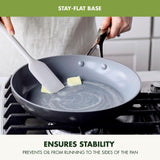 GreenPan Valencia Pro Hard Anodized Healthy Ceramic Nonstick 22 Piece Cookware Pots & Pans Set, Fry Grill, Griddle, Saute & Sauce Pans, Stockpot,Lids, PFAS-Free, Induction, Dishwasher & Oven Safe,Gray GreenPan