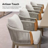 PURPLE LEAF Outdoor Dining Set for 10, Aluminum Outdoor Patio Table and Chairs Set with Olefin Cushions, 11 Pieces Patio Furniture Set for Garden or Deck, Beige PURPLE LEAF