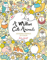 A Million Cute Animals: Adorable Animals to Color (A Million Creatures to Color) (Volume 9) Union Square Kids