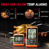 ThermoPro TP829 1000ft Wireless Meat Thermometer Digital for Grilling and Smoking, 4 Meat Probes Grill Thermometer for Outside Grill, BBQ Thermometer for Cooking Beef Turkey Smoker Acessories Gifts ThermoPro