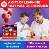 Doctor Jupiter Ultimate Science Kit, Chemistry Set for Kids Ages 8-9-10-11-12-13-14 | Birthday Gift Ideas for Boys & Girls 8+ Years Old | STEM Toy with 135+ Experiments | Learning & Educational Kits Doctor Jupiter
