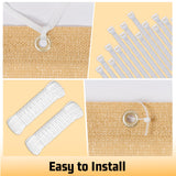 SUNNY GUARD Shade Cloth 10x14 FT Sun Shade Screen Fabric Shade Cover Tarp with Grommets for Pergola Backyard Garden, Sand SUNNY GUARD