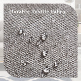 SoarTalent 56.7" Loveseat Sofa Small Couch Fabric Upholstered 2-Seat Sofa with USB Port for Small Place, Apartment, Living Room,Office(Light Grey) SoarTalent