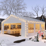 Quictent 20x20ft Party Tent Heavy Duty Outdoor Canopy Tent Carport Wedding Event Shelter BBQ Wedding Tents for Parties with Storage Bags Quictent