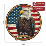 Reouinty Wooden Puzzle for Adults, Eagle Wooden Jigsaw Puzzles(11.1 * 11.2in-200pcs), Beautiful Wooden Puzzle with Box Birthday Gifts for Adults and Kids Family Game Reouinty