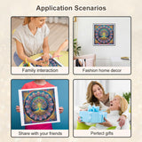 Stalente Diamond Painting Kits for Adults Tree of Life, 5D Special Shape Diamond Art Kits for Beginners, Crystal Rhinestones Diamond Painting for Home Wall Decoration Gift 12×12inch, Mandala Stalente
