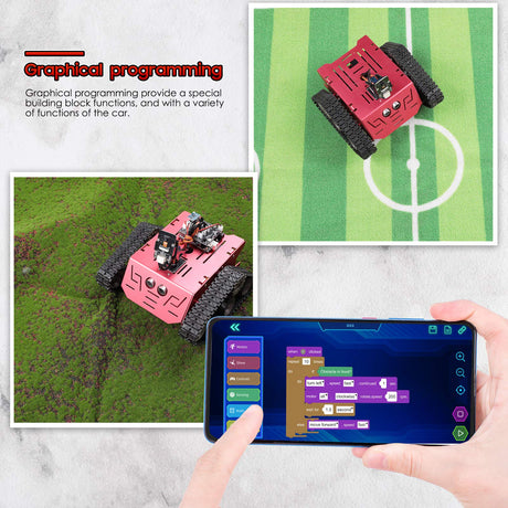 ELEGOO Conqueror Robot Tank Kit with UNO R3 for Arduino Robotics for Kids Ages 8-12 12-16 STEM Science Kits Coding Robots Toys for 8+ Year Old Boys Girls Teens Circuits Engineering Building Project ELEGOO