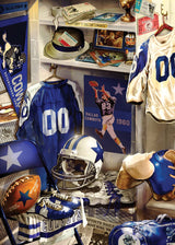 MasterPieces Game Day 500 Piece Jigsaw Puzzle for Adults - NFL Dallas Cowboys Locker Room - 15"x21" Masterpieces