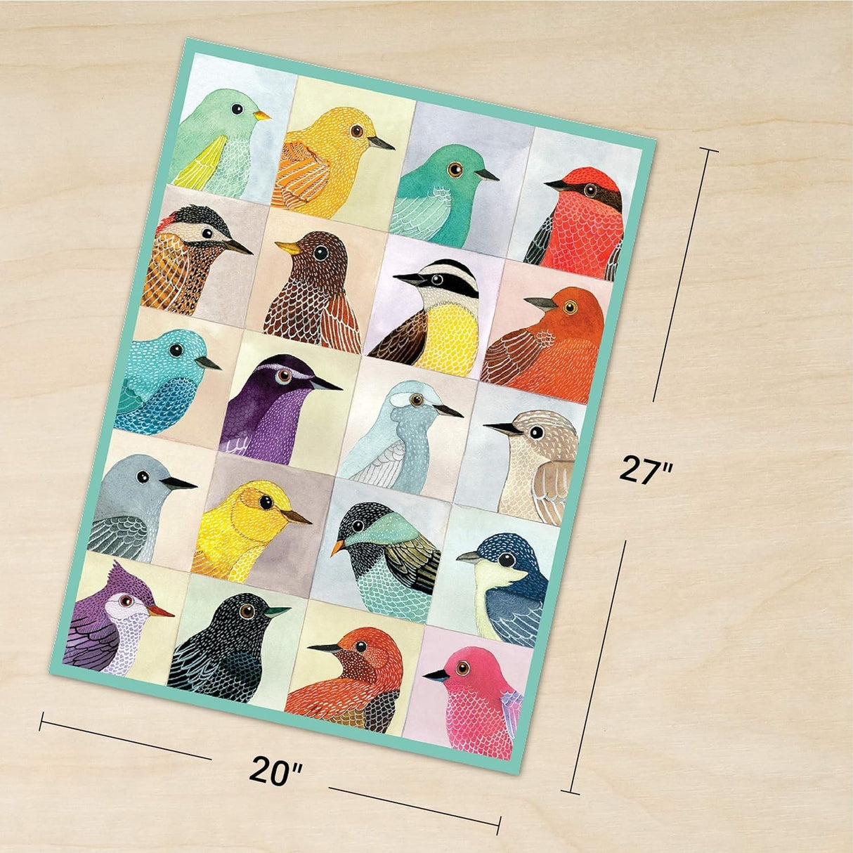 Galison Avian Friends 1000 Piece Jigsaw Puzzle, Multicolor, 1 EA Galison