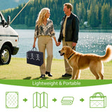 Smiry Outdoor Rug 5x8 ft, Waterproof Reversible Plastic Straw Rugs, Boho Outdoor Area Rug, Outside Floor Mat for Patio, Backyard, Deck, Picnic, Beach, Camping, Black Smiry