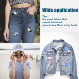 15 Pieces Blank Sublimation Patches Fabric Iron-on Patch Repair Patches Decorative Patches for DIY Crafts, Hats Clothes Uniforms Shoes Bags Backpacks (Rectangle) BOYIVI