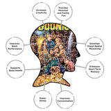 AQUARIUS The Goonies 500pc Puzzle (500 Piece Jigsaw Puzzle) - Glare Free - Precision Fit - Officially Licensed The Goonies Movie Merchandise & Collectibles - 14x19 Inches AQUARIUS