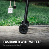 Char-Griller®Smokin Pro Charcoal Grill and Offset Smoker with Side Fire Box, Dual Damper Control, Chrome Plated Steel Warming Rack, 1,130 Cooking Square Inches in Black, Model CG30044223 Char-Griller