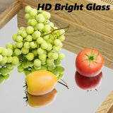 YXDXF Entryway Mirror with Hooks, 30x18 Inch Boho Wall Mirror with Removable Shelf, Oval Solid Wood Framed, Handmade Rattan Wall Mirror for Over Sink, Bathroom, Bedroom, Living Room, Hallway, Vanity YXDXF