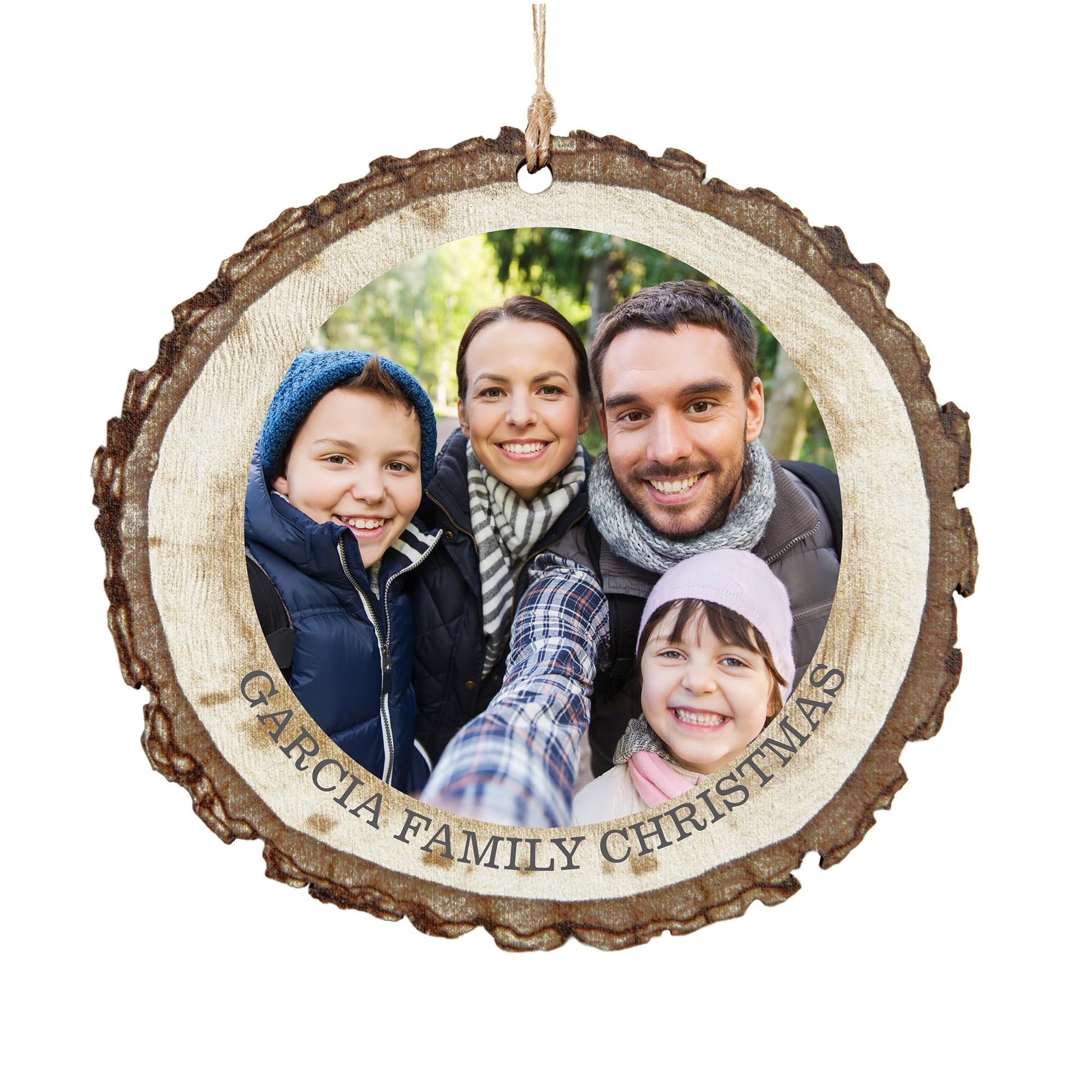 Let's Make Memories Personalized Photo Christmas Ornament - Christmas Decor - Customize Photo - Christmas 2023 Keepsake Ornament - Oval - WoodArtSupply