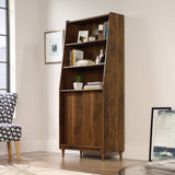 Sauder Harvey Park Wide Bookcase/ Book shelf, Grand Walnut finish Sauder