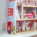 KidKraft Chelsea Doll Cottage Wooden Dollhouse with 16 Accessories, Working Shutters, for 5-Inch Dolls KidKraft