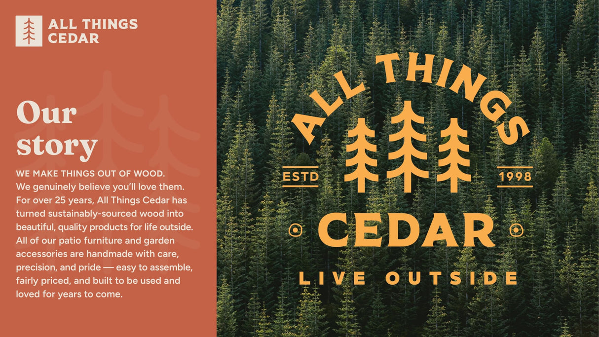 All Things Cedar RG72 6-ft x 2-ft Cedar Raised Garden Box | Expandable Plant Bed, Stackable Wooden Planter - Easy Assembly, Western Red Cedar Build, Outdoor Vegetable Gardening Solution All Things Cedar