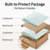 KES Glass Corner Shelf for Bathroom Corner Shelf 2 Pack Tempered Glass Shelf with Rail SUS 304 Stainless Steel Wall Mounted Brushed Finish, BGS2101A-2-P2 KES