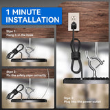 4 Pack UFO LED High Bay Light 150W(600W MH/HPS Equiv.), 21000lm, 5000K Daylight High Bay LED Shop Lights with 5' Cable US Hook, IP65 Commercial Light Fixture for Warehouse Workshop Barn Factory Yihuven